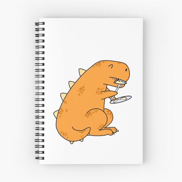 Item preview, Hungry Dino with dumplings  designed and sold by MatyldaJ.