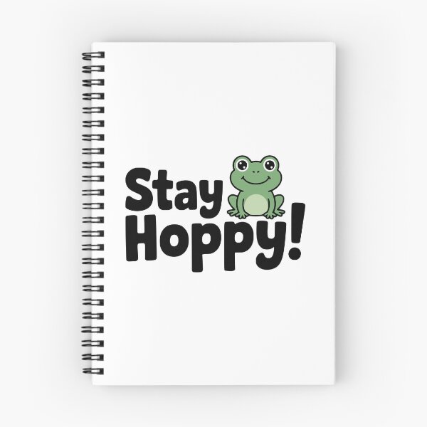 Item preview, Stay Hoppy! Cute Frog Pun designed and sold by PMCreative.