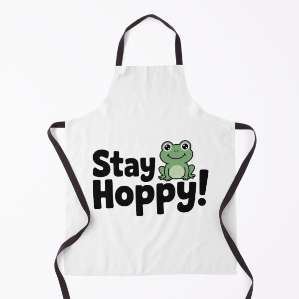 Item preview, Stay Hoppy! Cute Frog Pun designed and sold by PMCreative.