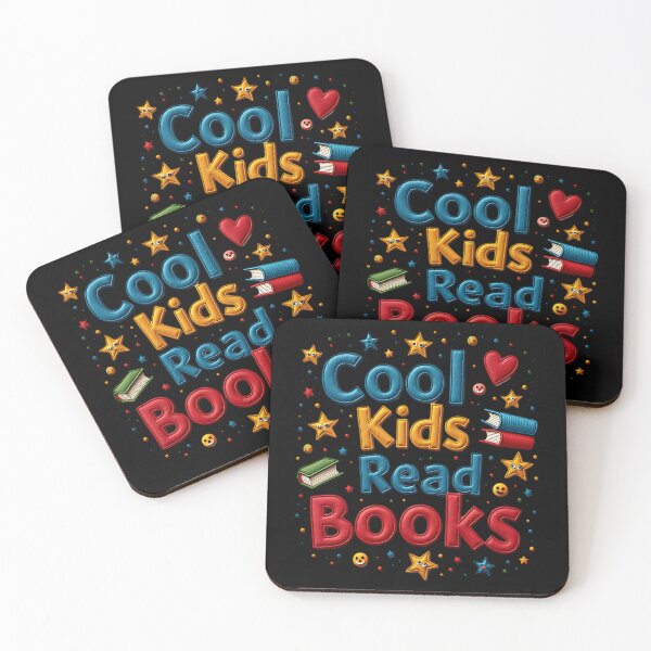 Item preview, Cool Kids Read Books Fun Design designed and sold by ArtDesignTp.