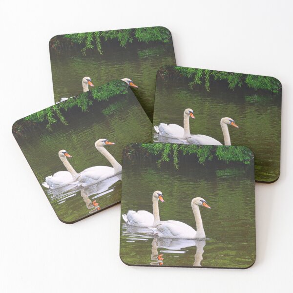Item preview, Graceful Swans At Swan Iris Gardens South Carolina designed and sold by LisaWootenPhoto.