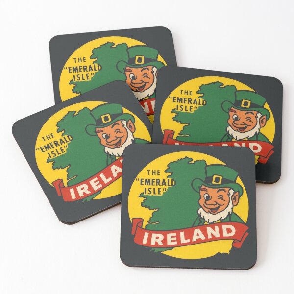 Item preview, Emerald Isle Vintage Style Decal designed and sold by Decal Mania.