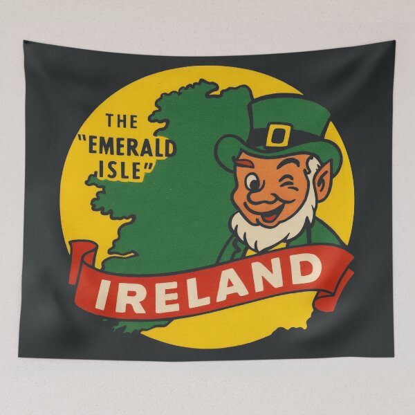 Item preview, Emerald Isle Vintage Style Decal designed and sold by Decal Mania.