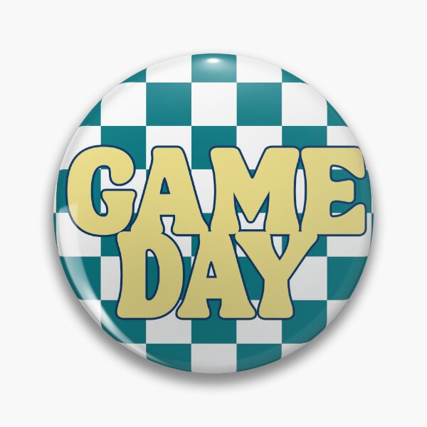 Item preview, UNCW game day button designed and sold by Loveforcreating.