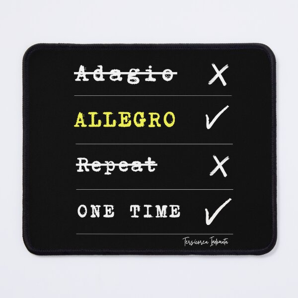 Item preview, Are You “Adagio” or “Allegro”? designed and sold by Tersicorea.Indomata.