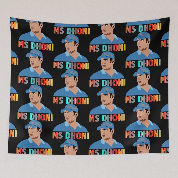 Item preview,  Ms Dhoni illustration designed and sold by ZooStateofMind.
