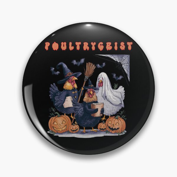 Item preview, PoultryGeist – Spooky Witch Chickens and Ghost designed and sold by WonderMix.