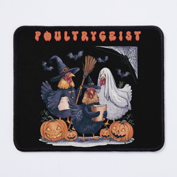 Item preview, PoultryGeist – Spooky Witch Chickens and Ghost designed and sold by WonderMix.