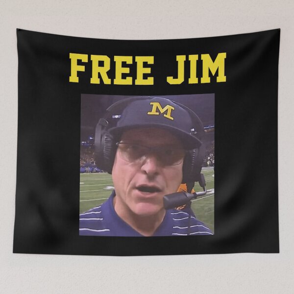 Item preview, FREE JIM HARBAUGH, Essential  designed and sold by KamilleMann.