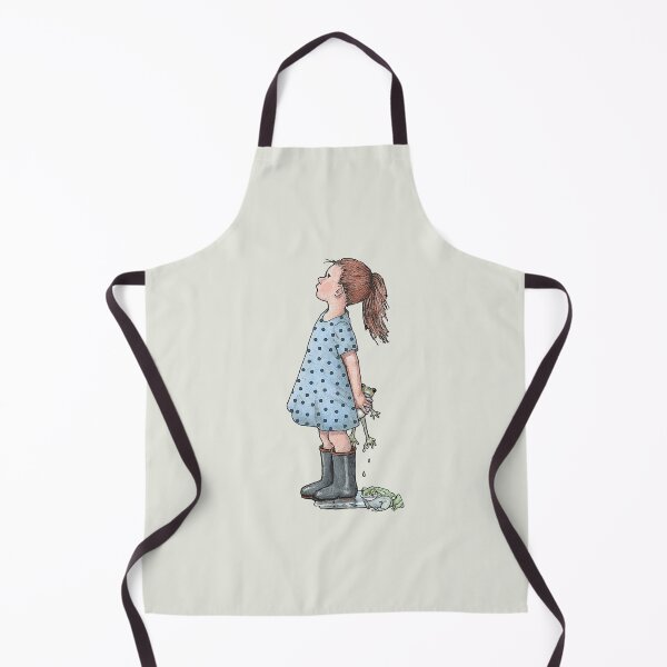 Item preview, Girl Frog Catcher, Tomboy, Childhood, Drawing designed and sold by JoyfulWhimsy.