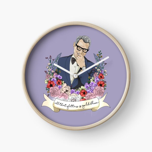 All that glitters is Goldblum Clock