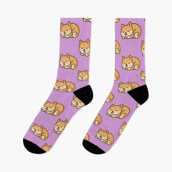 Item preview, Sleepy Shiba Inu – Cute Kawaii Illustration designed and sold by MK-WOOD.