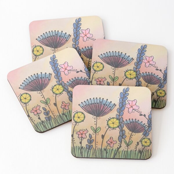 Item preview, Doodle Flowers designed and sold by studiosiegel.