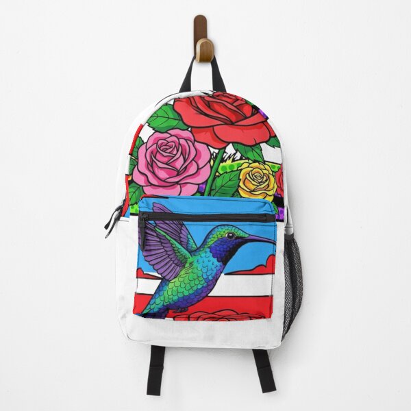 Item preview, Hummingbird and beautiful rose designed and sold by PP&RAINBOW SHOP.