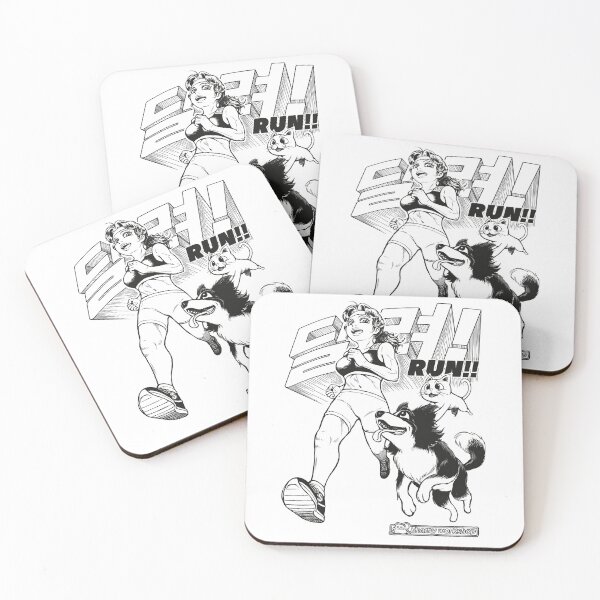 Item preview, Running (Korean lettering, Line art version) designed and sold by shamyworkshop.
