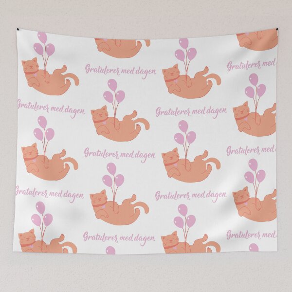 Item preview, Norwegian text: Congratulations on the day. Happy Birthday.  designed and sold by pidzam4e.