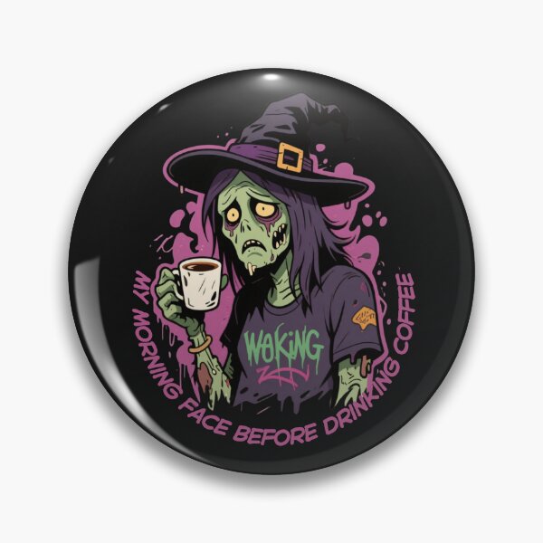 Item preview, Zombie Face Before Coffee Funny Design  designed and sold by JudithLatko.
