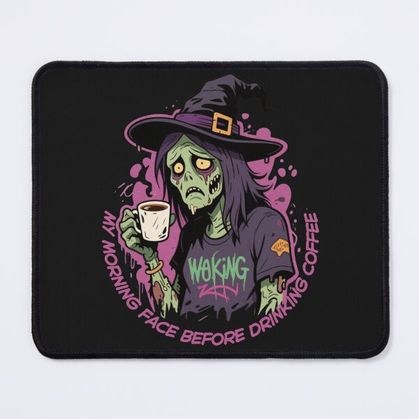 Item preview, Zombie Face Before Coffee Funny Design designed and sold by JudithLatko.