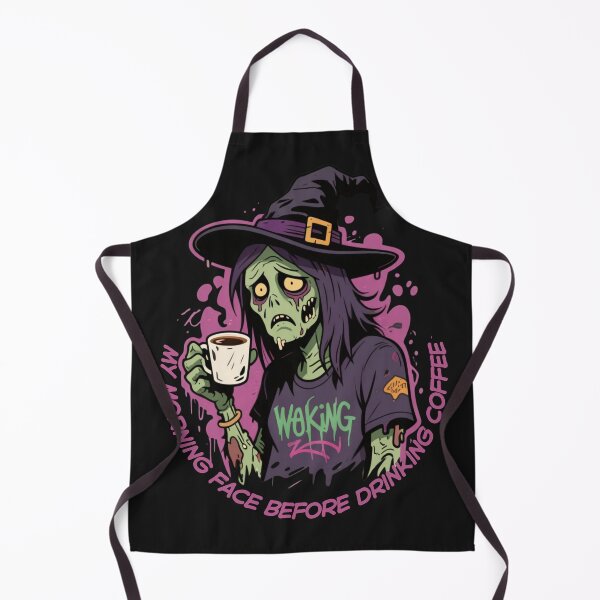 Item preview, Zombie Face Before Coffee Funny Design designed and sold by JudithLatko.