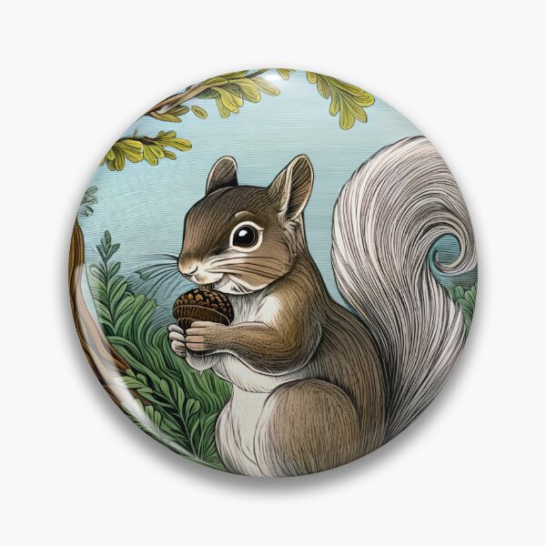 Item preview, Squirrel Eating Acorns designed and sold by designlee.