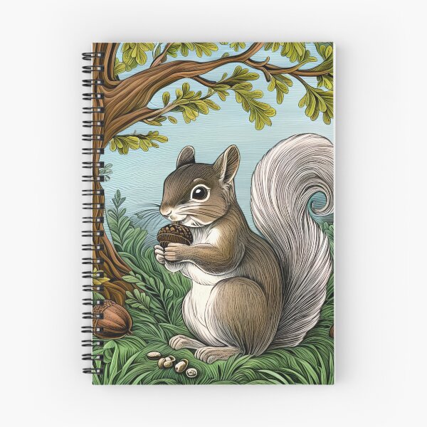 Item preview, Squirrel Eating Acorns designed and sold by designlee.