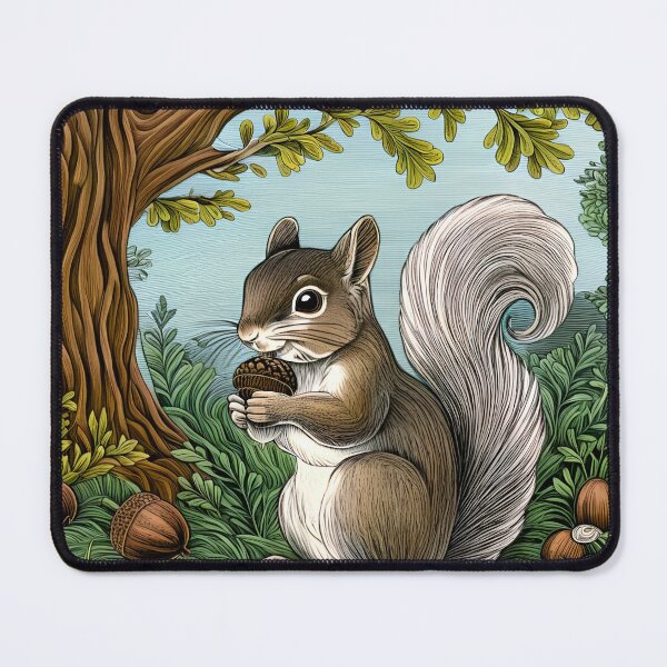 Item preview, Squirrel Eating Acorns designed and sold by designlee.