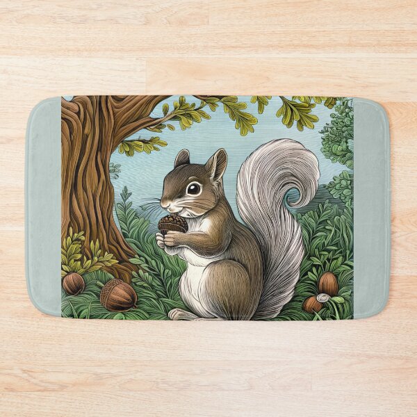 Item preview, Squirrel Eating Acorns designed and sold by designlee.