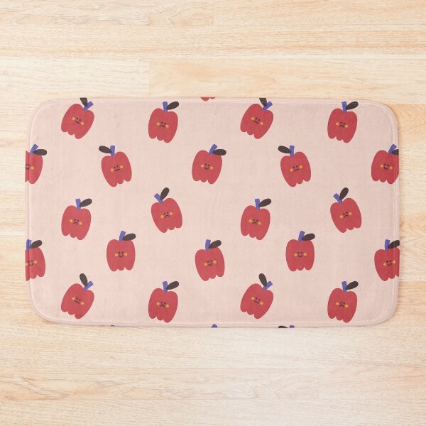 Item preview, Cute Red Apple Faces Pattern designed and sold by NicolaZhukov.