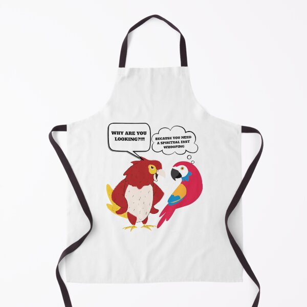 Item preview, ANGRY CHICKEN YELLING AT THE PARROT WITH QUOTES designed and sold by HealingMedzllc.