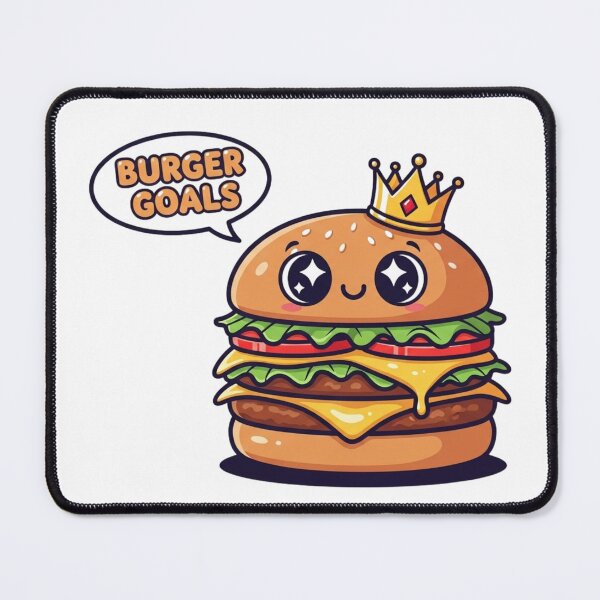 Item preview, Cute $ Happy Burger King designed and sold by NiluDigiStudio.