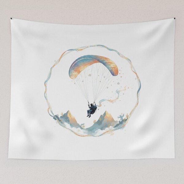 Item preview, Soaring Beyond Dreams: A Surreal Paragliding Escape designed and sold by Cloud-Riders.