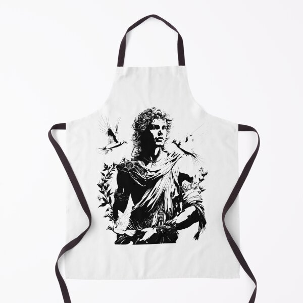 Item preview, Aengus – Celtic God of Love, Youth, and Poetry | Black & White Edition designed and sold by CelticSoulShop.