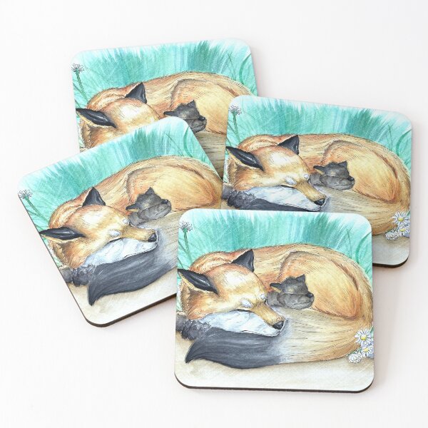 Item preview, Fox and baby kit designed and sold by HBOriginalsArt.