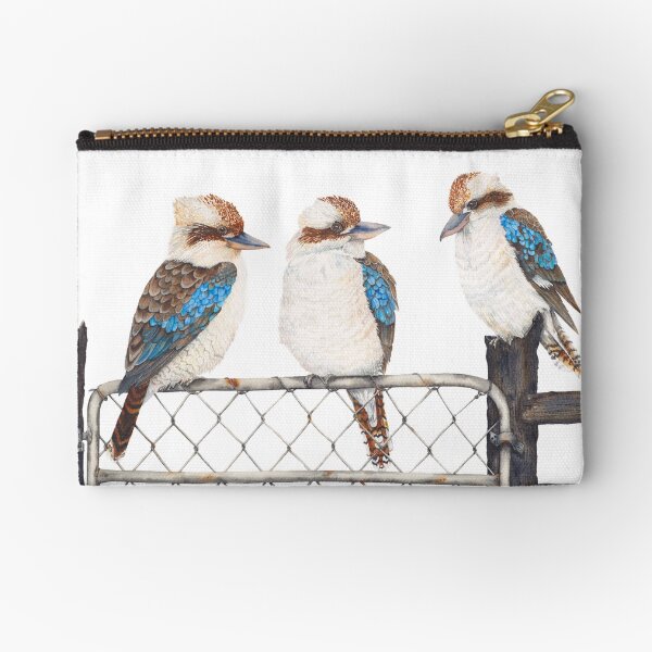 Kookaburras: Three Amigos Zipper Pouch