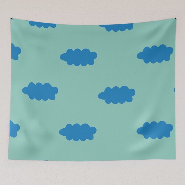 Item preview, Playful Blue Cloud Pattern designed and sold by NicolaZhukov.