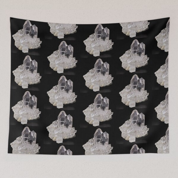 Item preview, Artful of beautiful clear crystal cluster handmade drawing  designed and sold by NivyasArtistry.