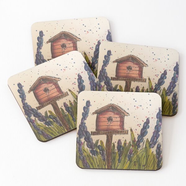 Item preview, Watercolor Birdhouse designed and sold by studiosiegel.