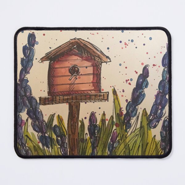 Item preview, Watercolor Birdhouse designed and sold by studiosiegel.