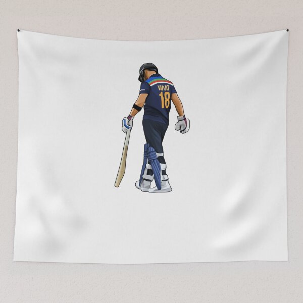 Item preview, Virat Kohli #18 Walks Back designed and sold by hiulari-sarey.