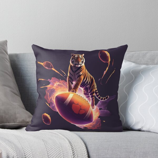 Item preview, clemson football Cosmic Tiger Football designed and sold by Uglyandcute.