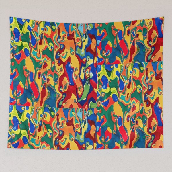 Item preview, Psychedelic Dream of an Autumn Evening designed and sold by Francois van Bastelaer's reflections.
