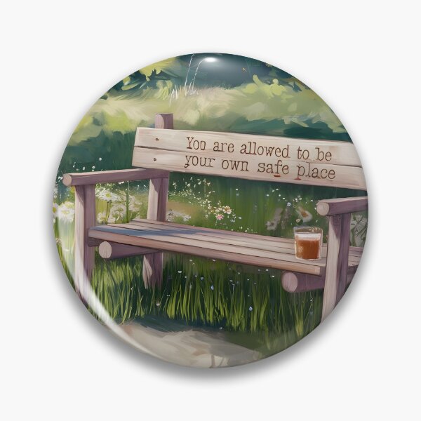 Item preview, You Are Allowed To Be Your Own Safe Place, Self Care Daisy Quote Art designed and sold by MoMidoStore.