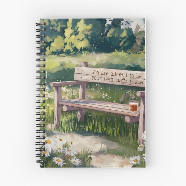 Item preview, You Are Allowed To Be Your Own Safe Place, Self Care Daisy Quote Art designed and sold by MoMidoStore.
