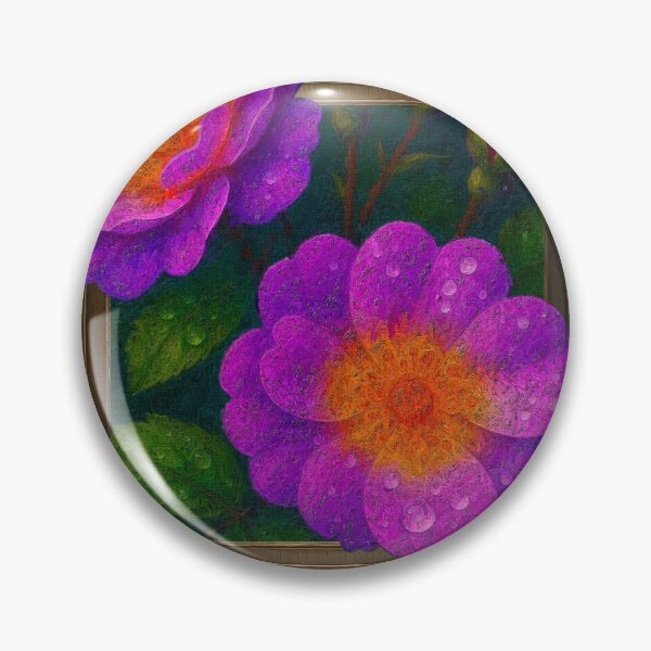 Item preview, Vibrant Blooms Emerging from Frame designed and sold by Anas Arts.