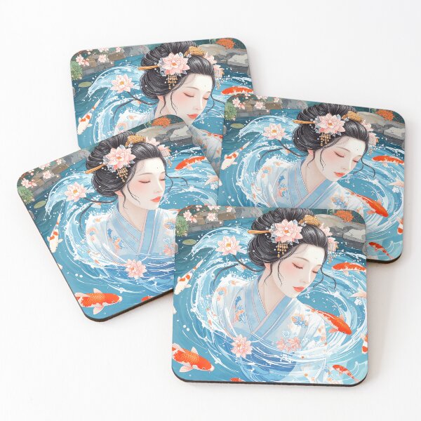 Item preview, Mizu no Kami – The Water Spirit designed and sold by Schoenenwald — Art Japonais, Zen & Nature.