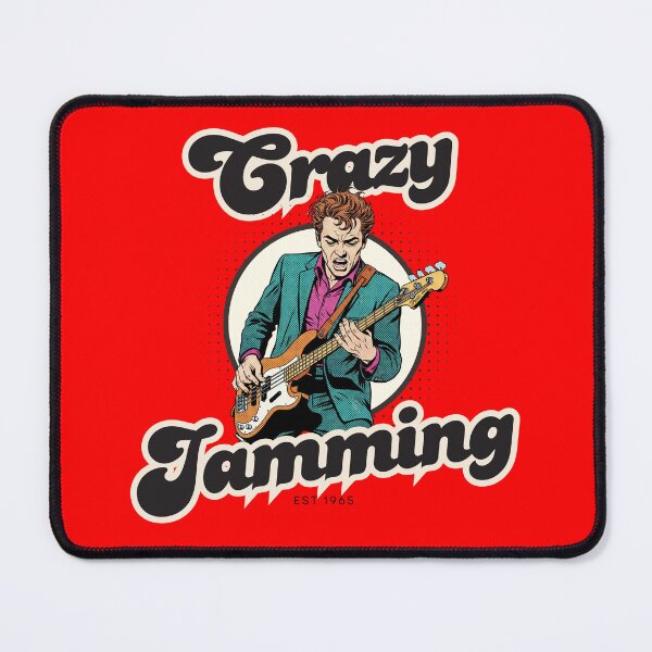 Item preview, Crazy Jamming. Bassist in a Jam designed and sold by RedDelaney.