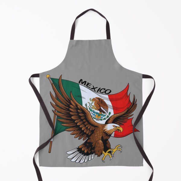Item preview, Official Mexican Flag with Golden Eagle designed and sold by EmsiPrintVault.