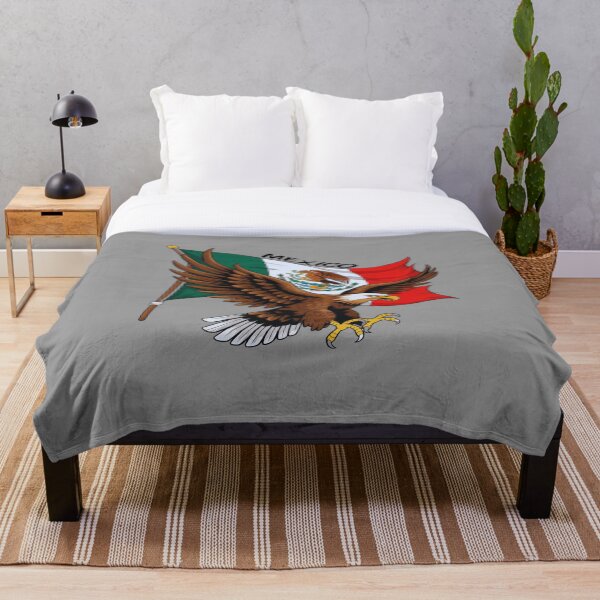 Aperçu de l'œuvre Drapeau officiel mexicain avec aigle royal créée et vendue par EmsiPrintVault.