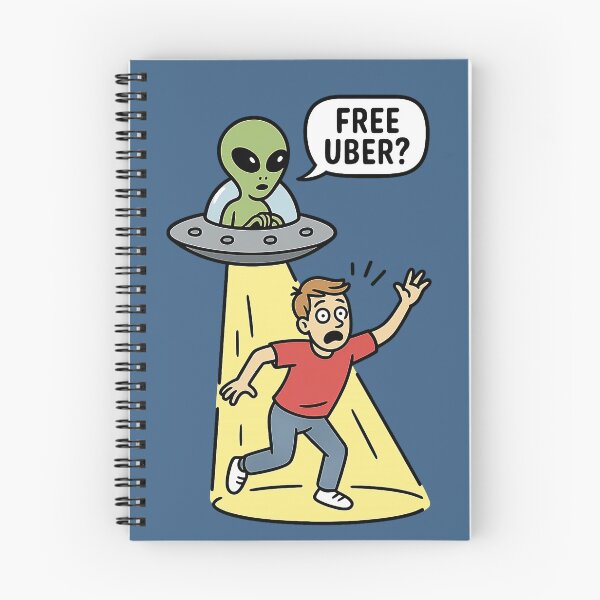 Item preview, Free Uber Alien Abduction Meme – Funny UFO Trendy Design designed and sold by SnapLabDesigns.