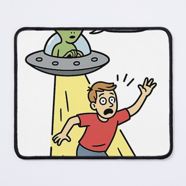 Item preview, Free Uber Alien Abduction Meme – Funny UFO Trendy Design designed and sold by SnapLabDesigns.